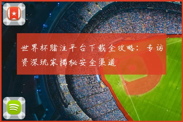 世界杯赌注平台下载全攻略：专访资深玩家揭秘安全渠道